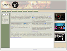 Tablet Screenshot of haywirebooking.com